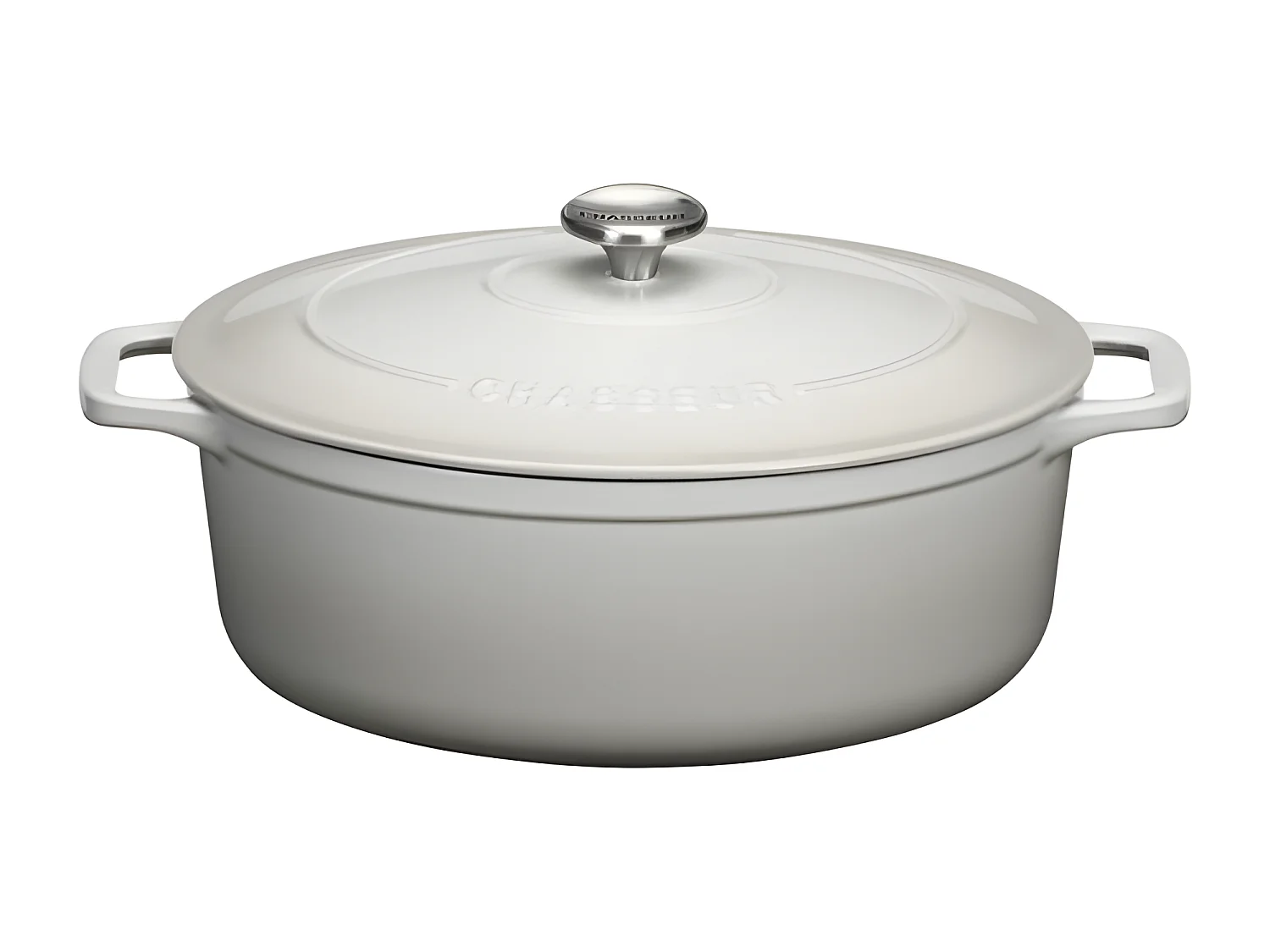 Chasseur Daubière en fonte émaillée 33cm macadamia - puc473361