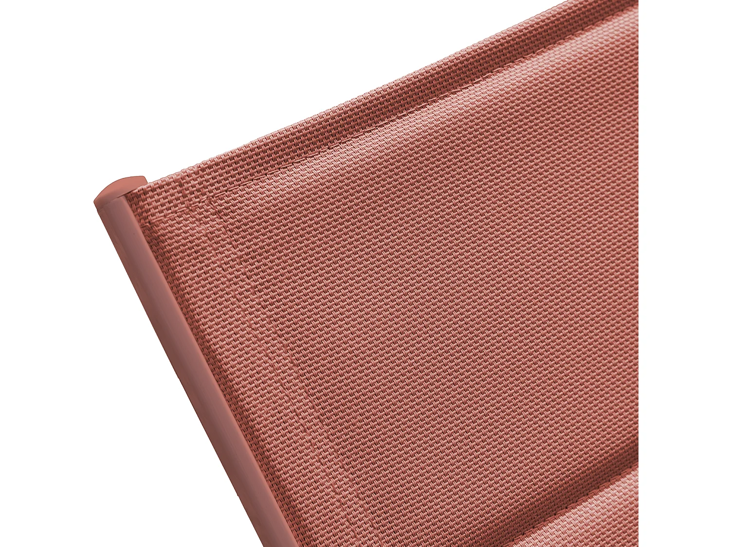 Bain de soleil BARBADOS en textilène terracotta - aluminium terracotta - HAPPY GARDEN