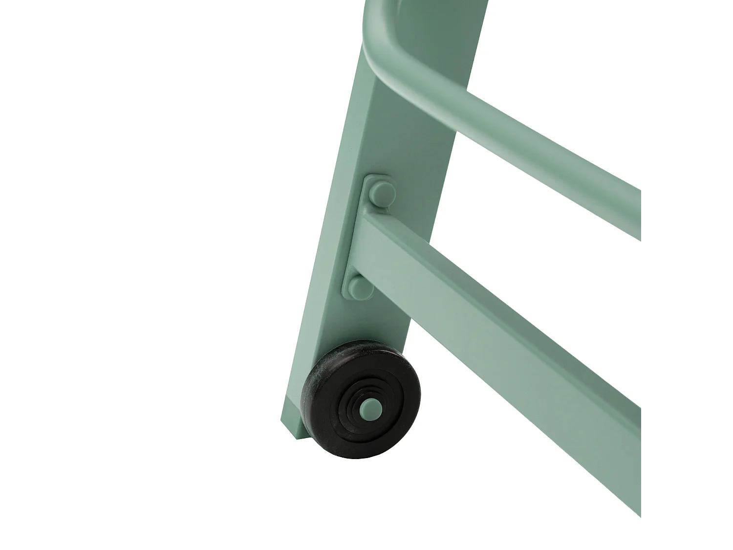 Lot de 2 bains de soleil BARBADOS en textilène vert sauge - aluminium vert sauge - HAPPY GARDEN