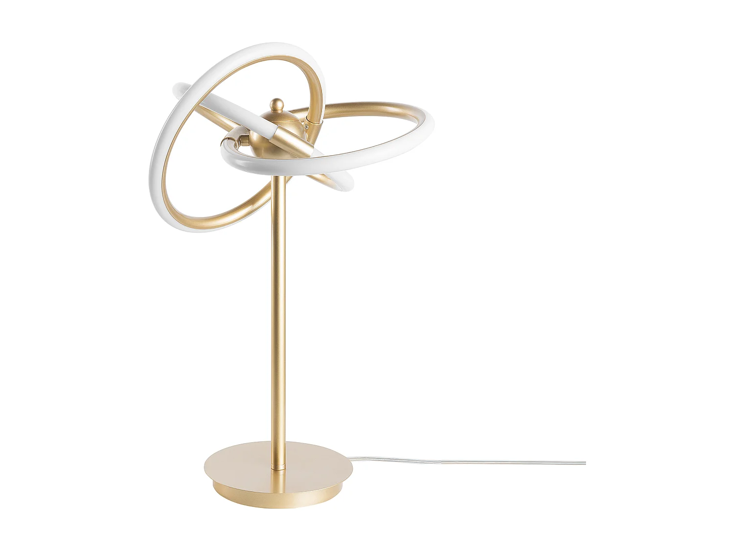 Candeeiro de mesa dourado LED AKAN