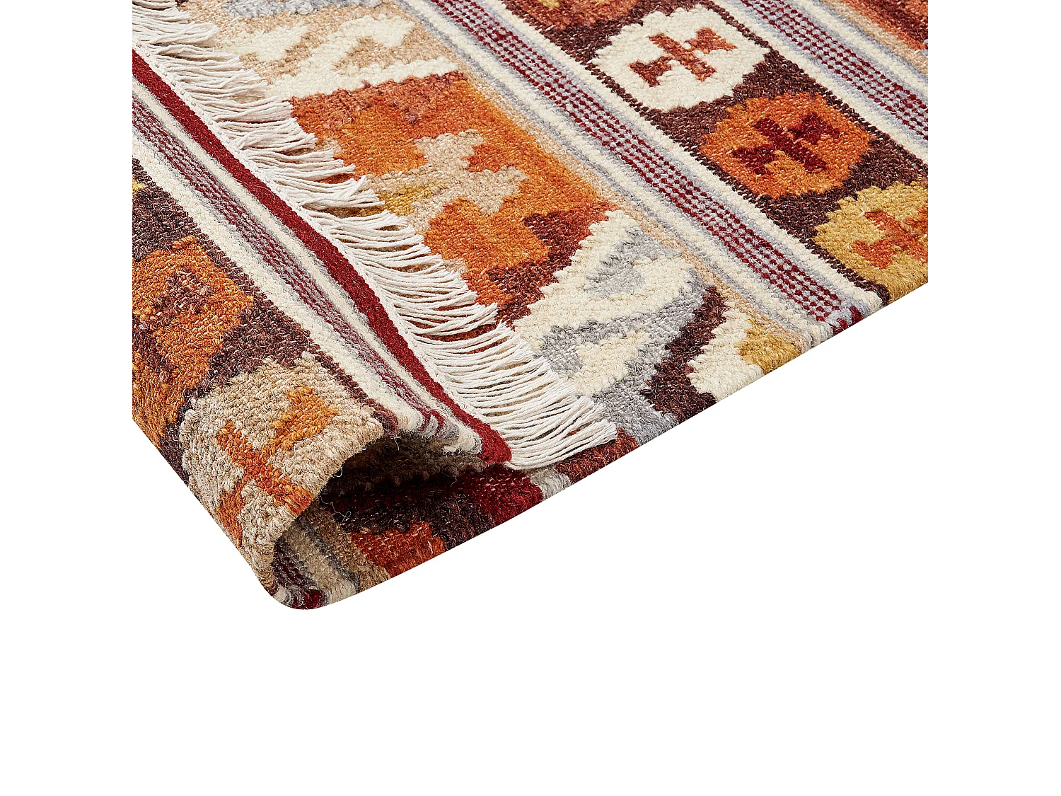 Tapis AYGAVAN Multicolore 200 x 300 cm Laine Kilim