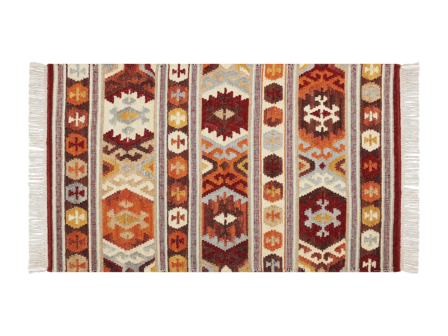 Tapis AYGAVAN Multicolore 80 x 150 cm Laine Kilim