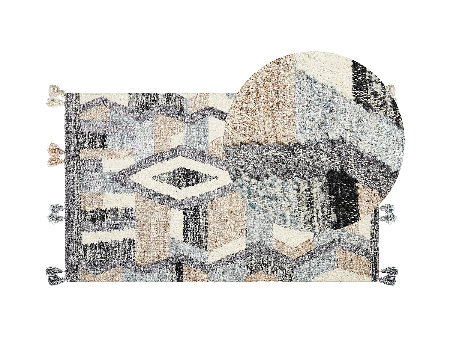 Tapis AYGEZARD Multicolore 80 x 150 cm Laine Kilim