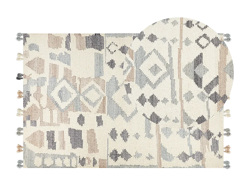 Tapis MRGAVET Beige 200 x 300 cm Laine Kilim