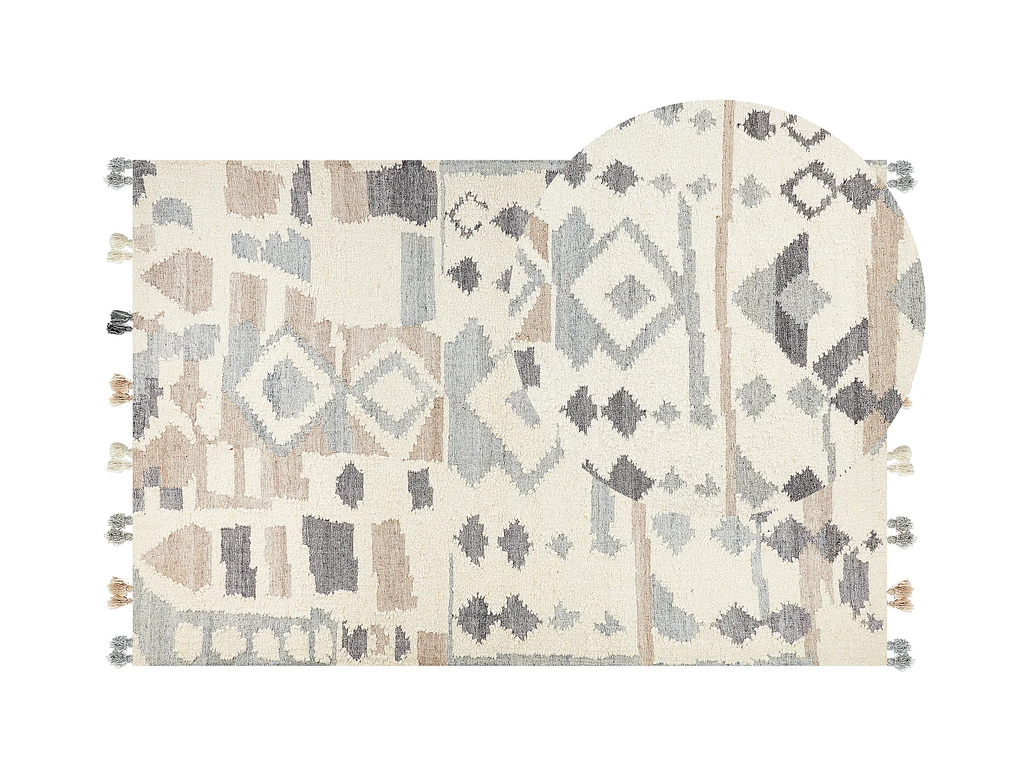 Tapis MRGAVET Beige 200 x 300 cm Laine Kilim
