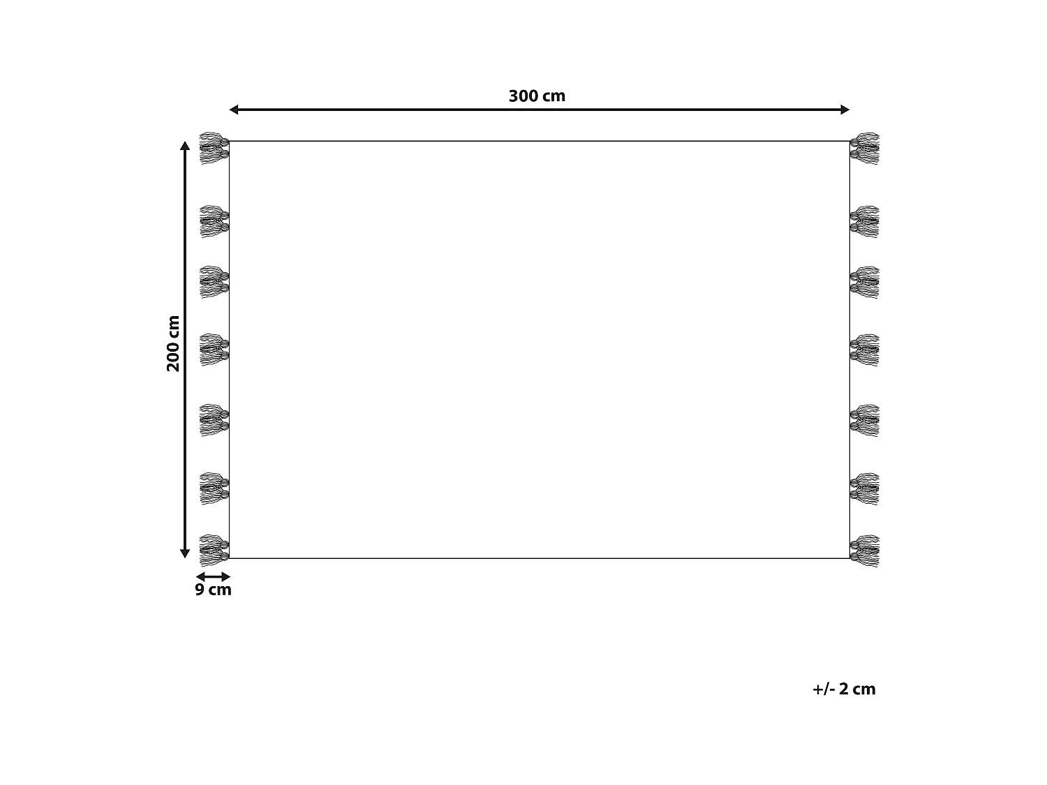 Tapis MRGAVET Beige 200 x 300 cm Laine Kilim