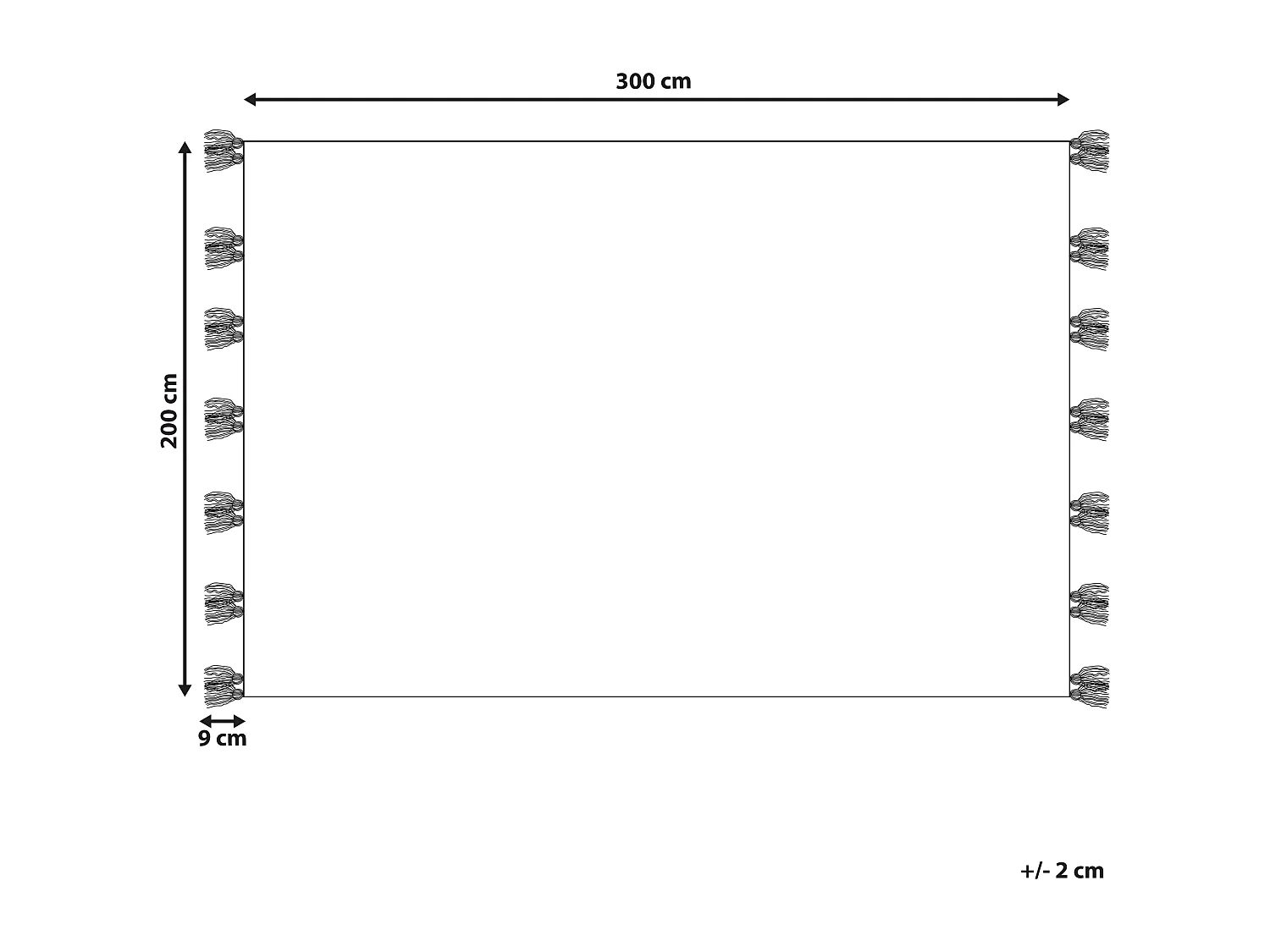 Kelim-Teppich Wolle bunt 200 x 300 cm handgewebt geometrisches Muster Mrgavet