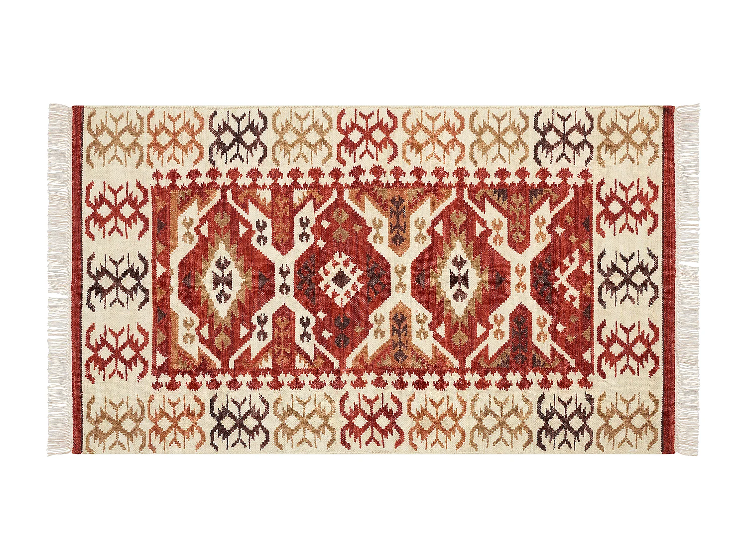 Tapis VOSKEVAZ Multicolore 80 x 150 cm Laine Kilim