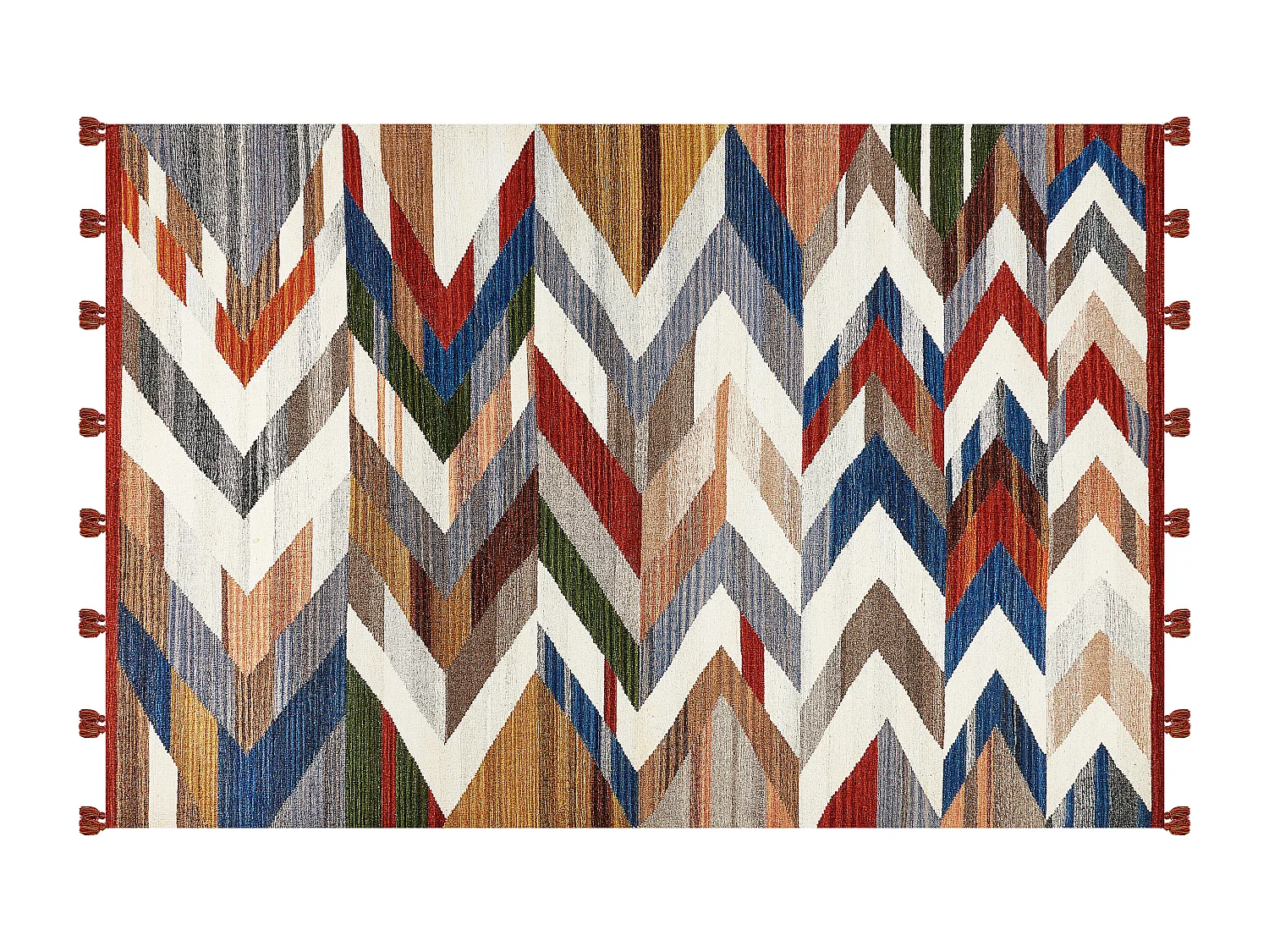 Tapis KANAKERAVAN Multicolore 200 x 300 cm Laine Kilim