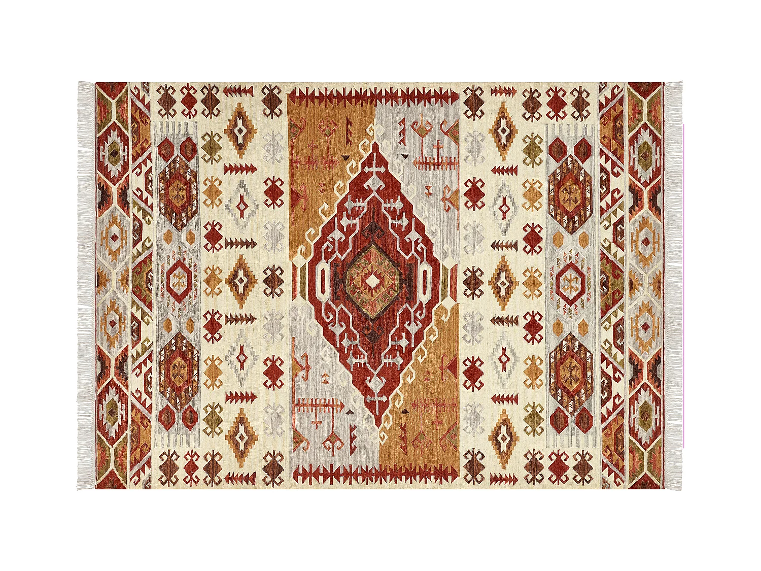 Dywan wełniany kilim 200 x 300 cm wielokolorowy PROSHYAN
