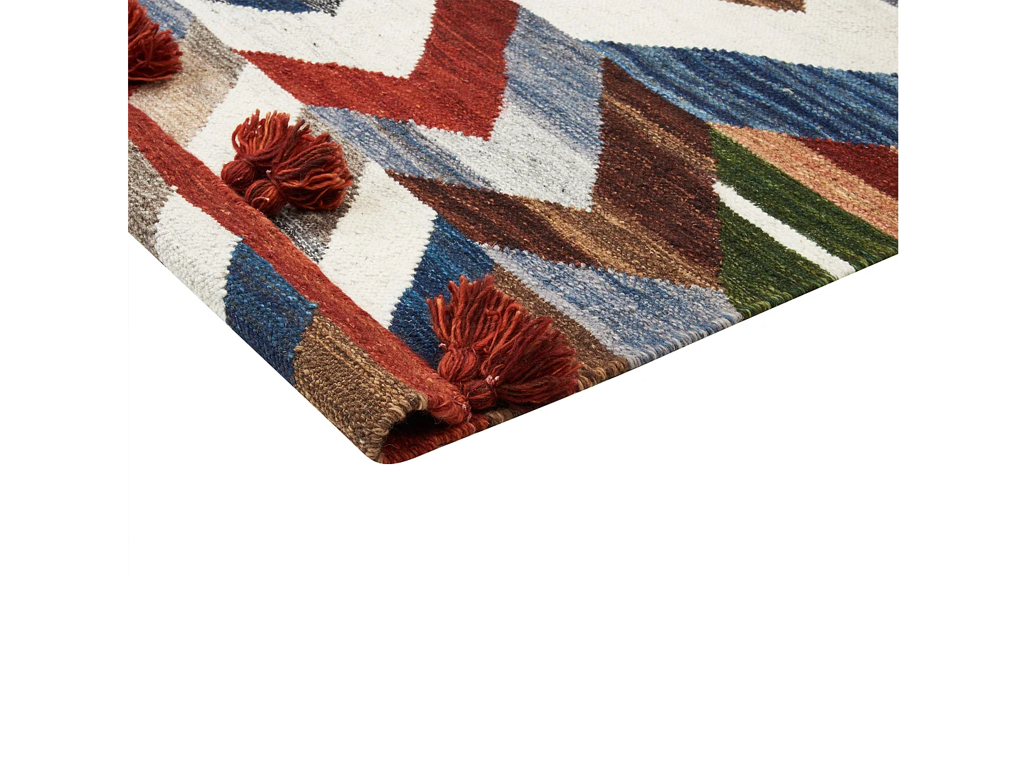 Tappeto kilim lana multicolore 160 x 230 cm KANAKERAVAN