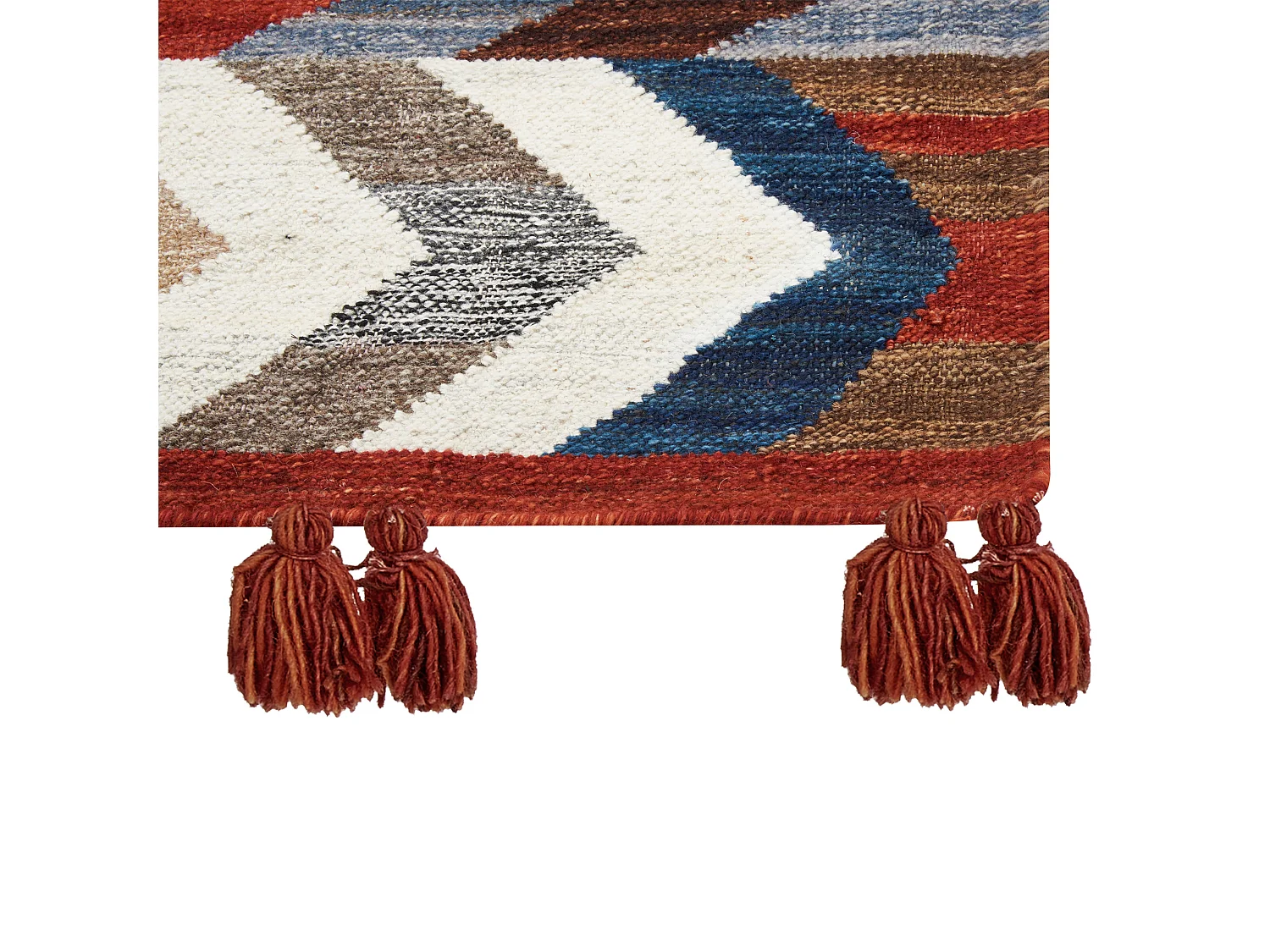 Tapis KANAKERAVAN Multicolore 160 x 230 cm Laine Kilim