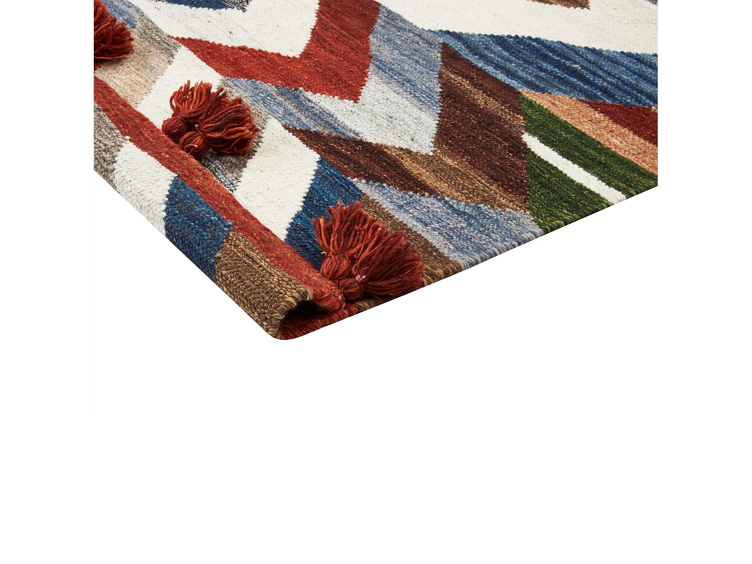 Tapis KANAKERAVAN Multicolore 160 x 230 cm Laine Kilim