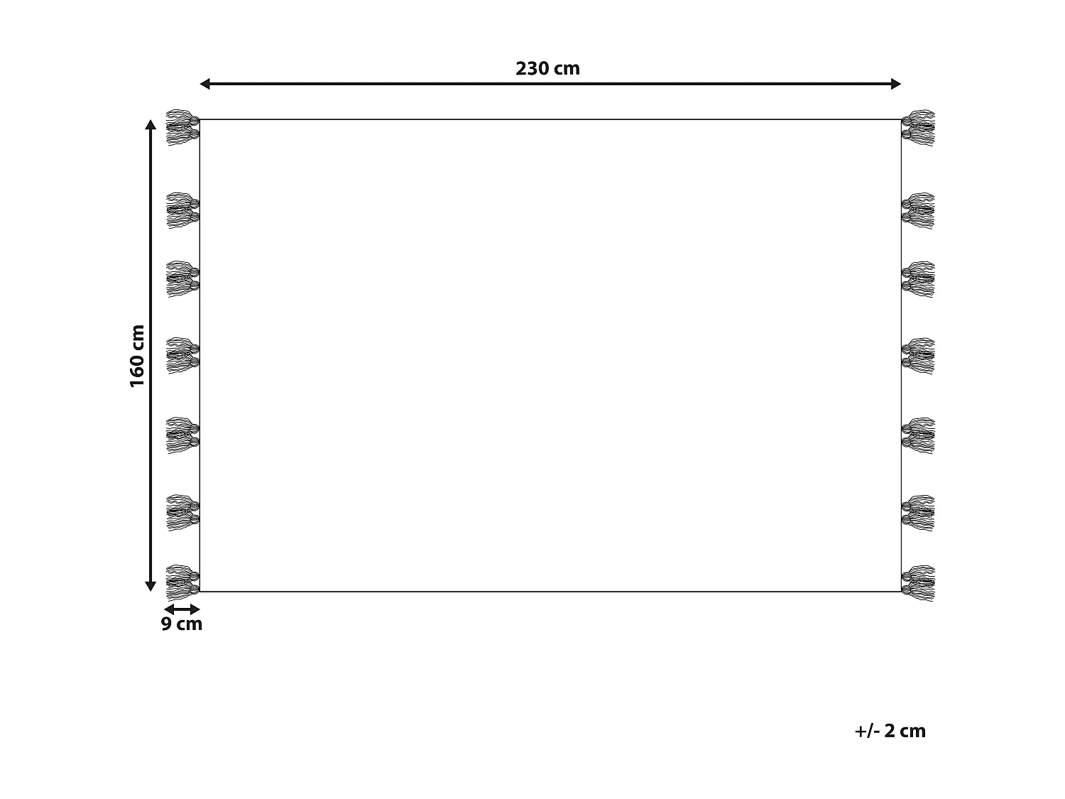 Dywan wełniany kilim 160 x 230 cm wielokolorowy MRGAVET