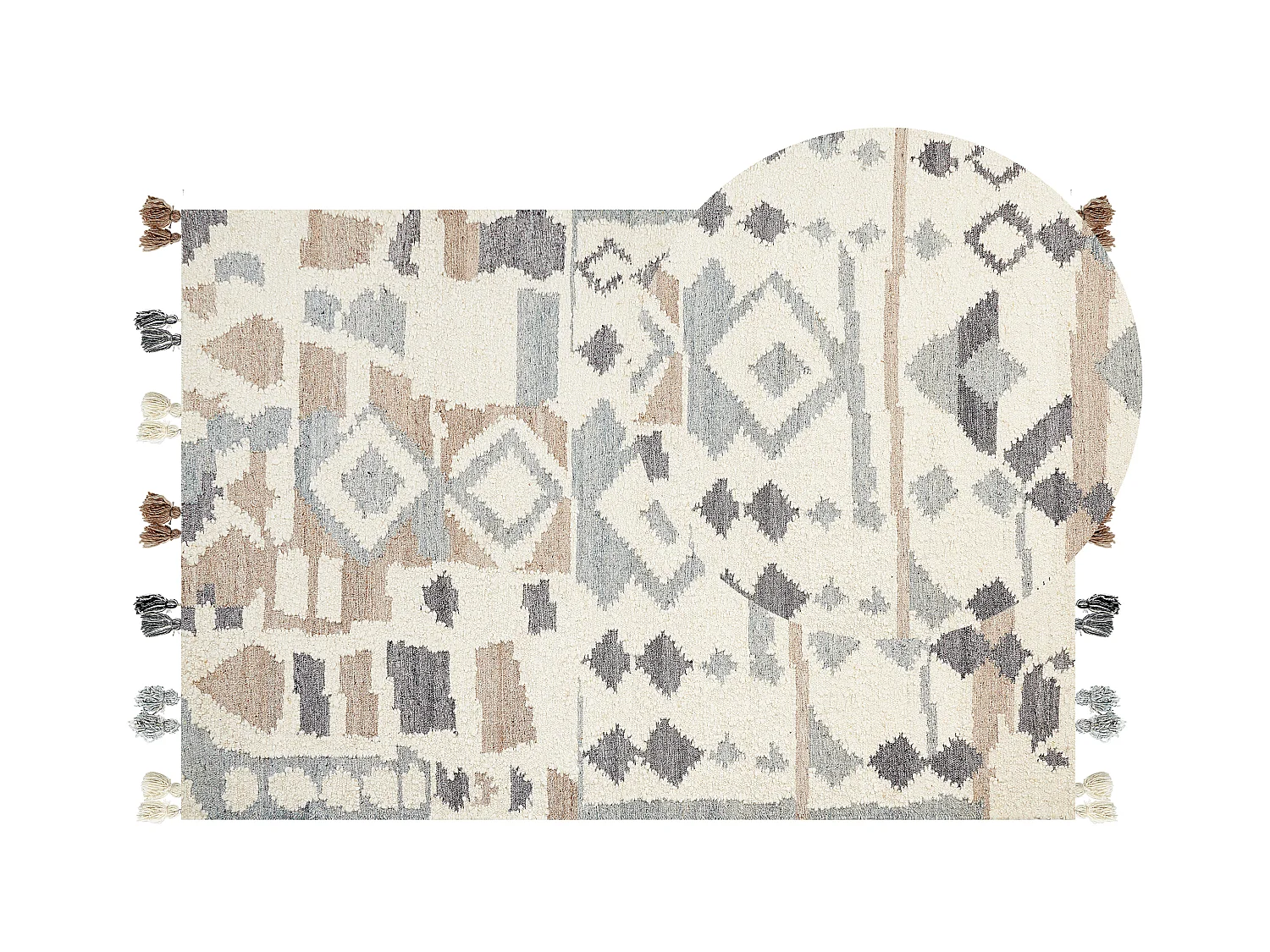 Tapis MRGAVET Beige 160 x 230 cm Laine Kilim