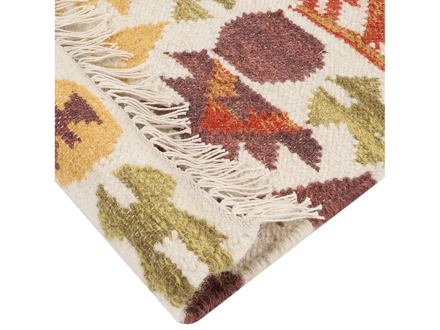 Tapis kilim en laine multicolore 160 x 230 cm VOSKETAP