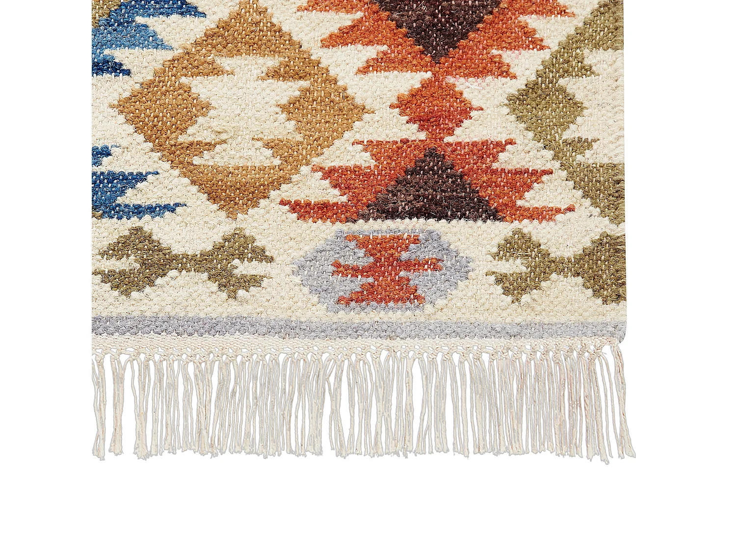 Tapis kilim en laine multicolore 80 x 150 cm VOSKETAP