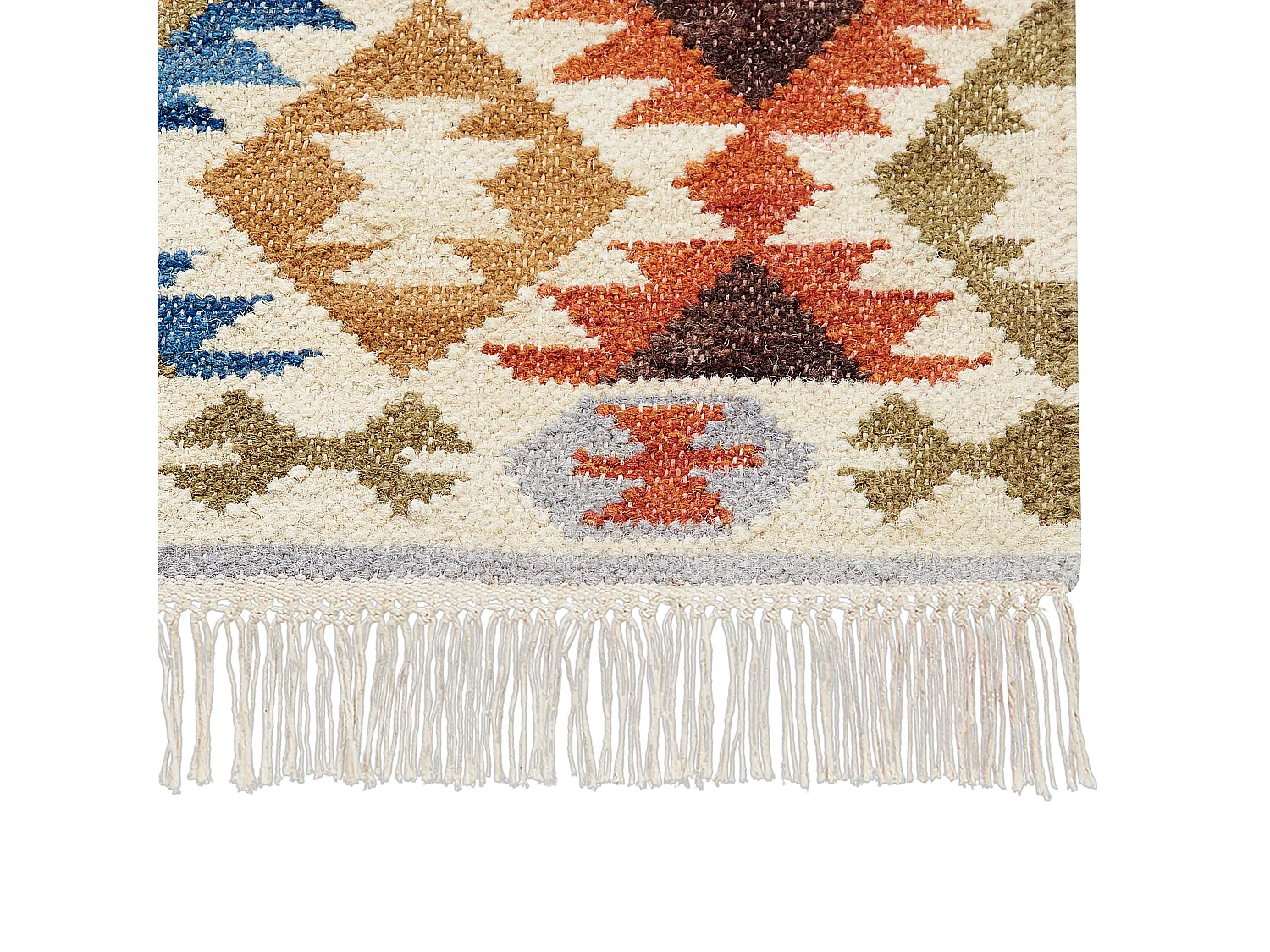Tapis kilim en laine multicolore 80 x 150 cm VOSKETAP