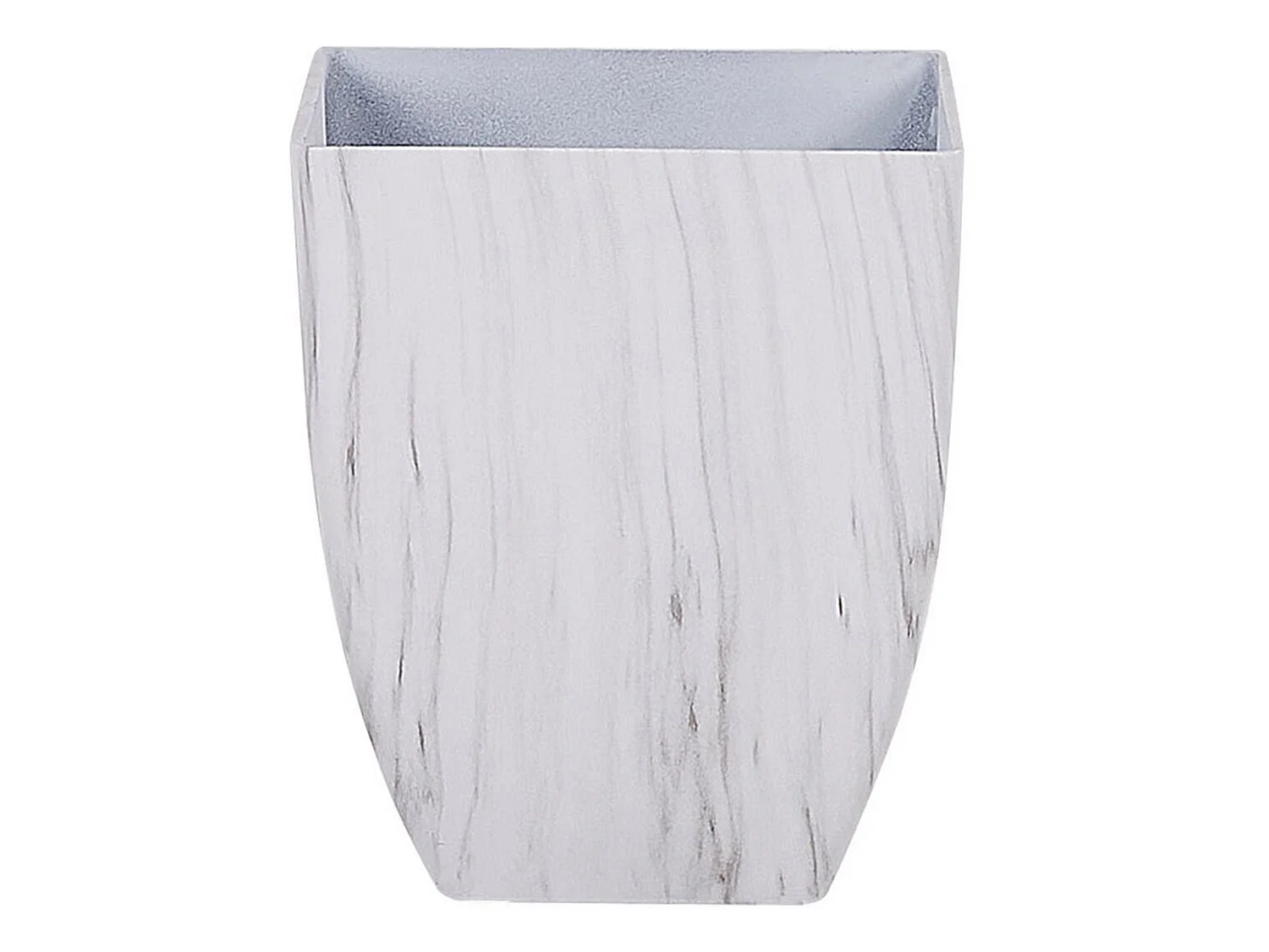 Conjunto de 2 vasos para plantas MIRO Pedra 28 cm Branco