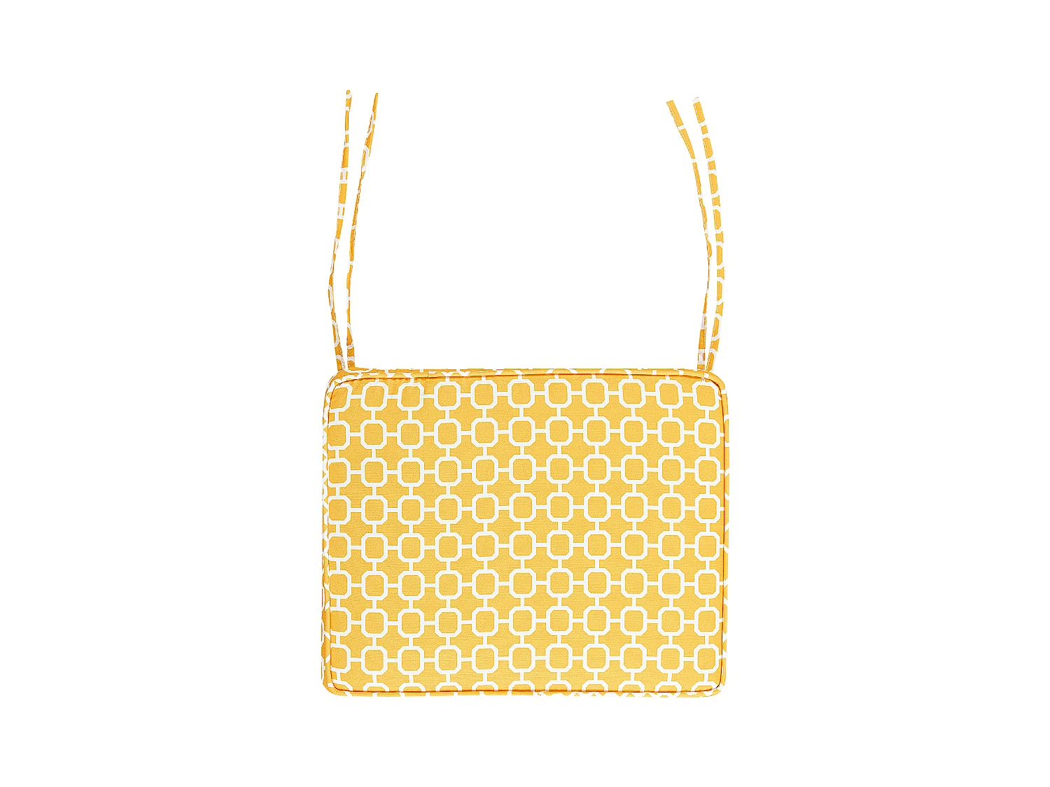 Lot de 6 coussins pour chaises de jardin TOLVE 39 x 31 cm Jaune