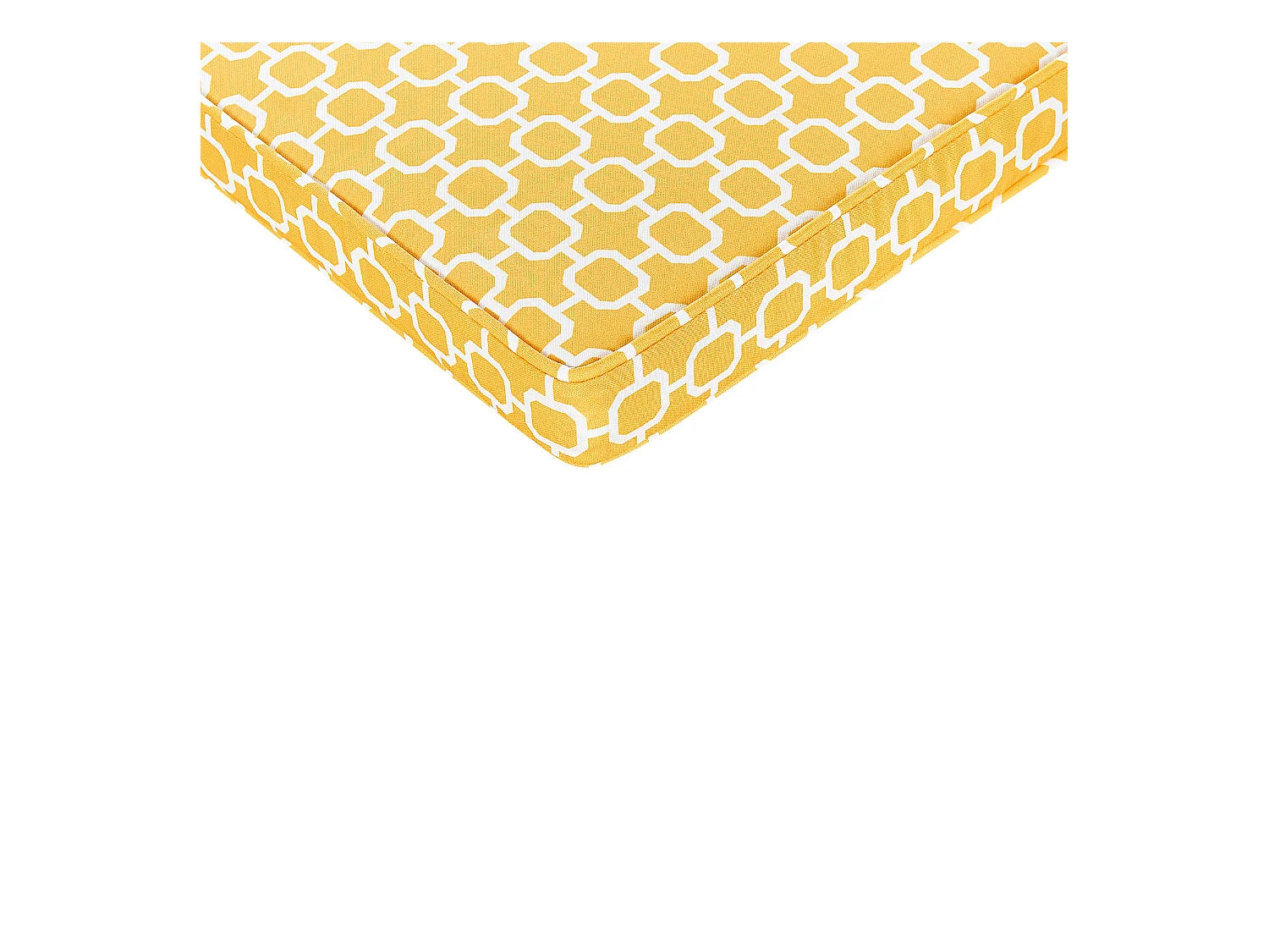 Conjunto de 6 cojines para sillas de jardín TOLVE 39 x 31 cm Amarillo