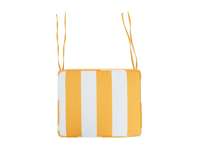 Lot de 6 coussins pour chaises de jardin TOLVE 39 x 31 cm Jaune