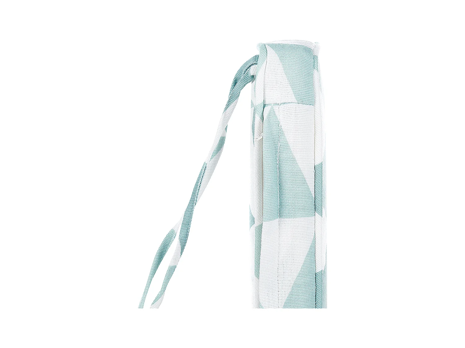 Outdoor-Sitzkissen 6er Set blau / weiß geometrisches Motiv für Gartenstuhl Tolve