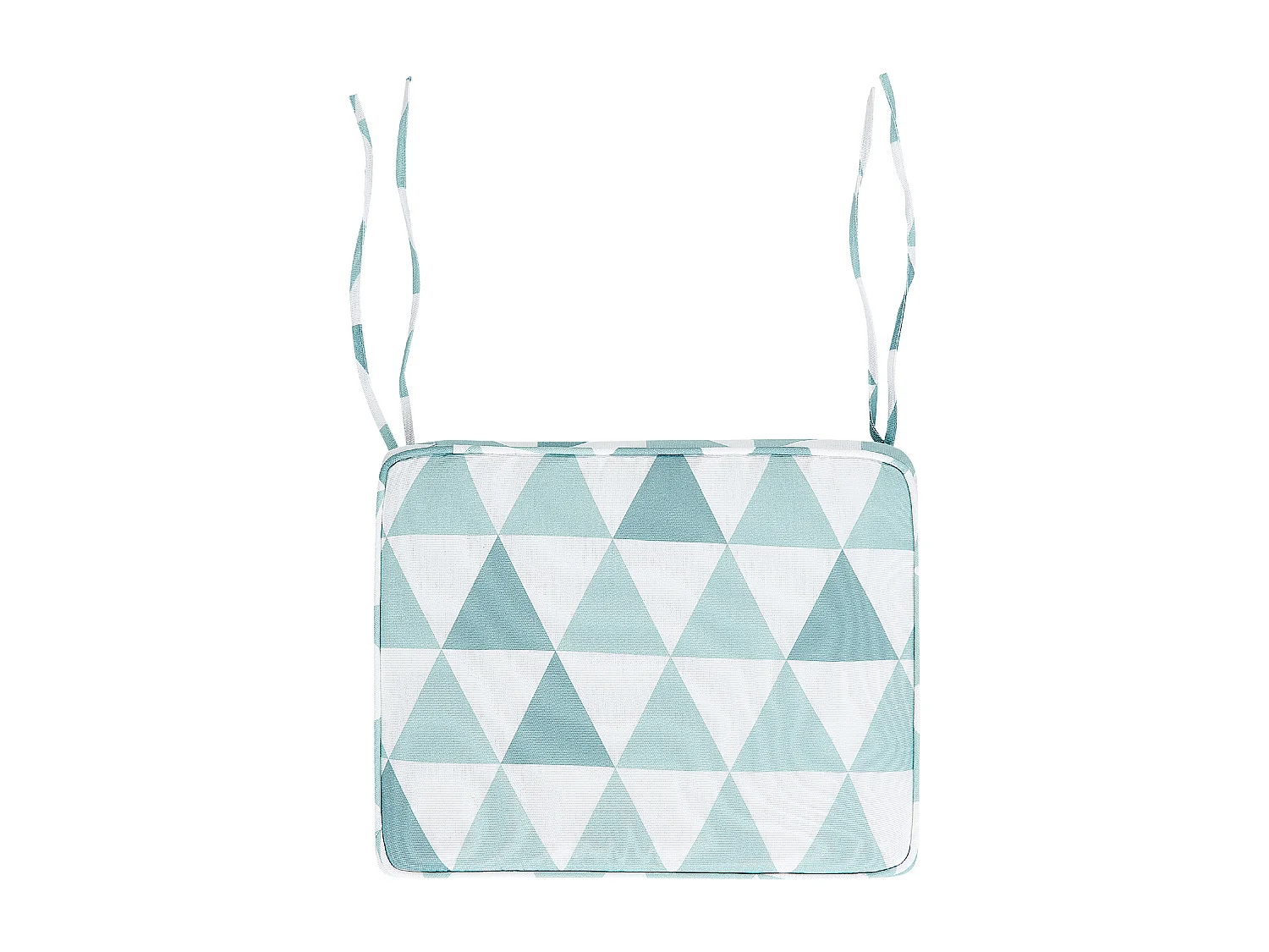 Conjunto de 6 cojines para sillas de jardín TOLVE 39 x 31 cm Azul claro