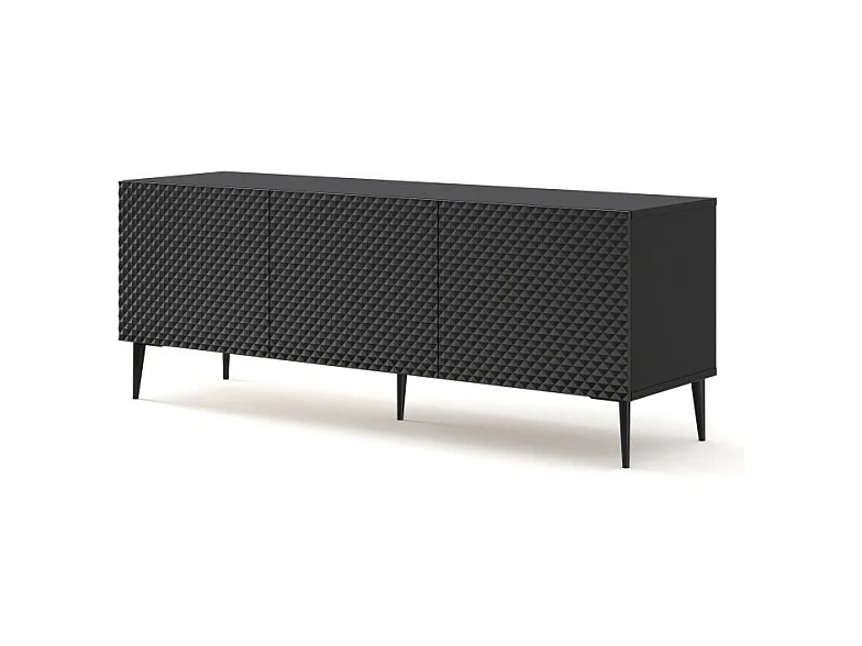Mesa TV RavennaC 150x42x56 Negro
