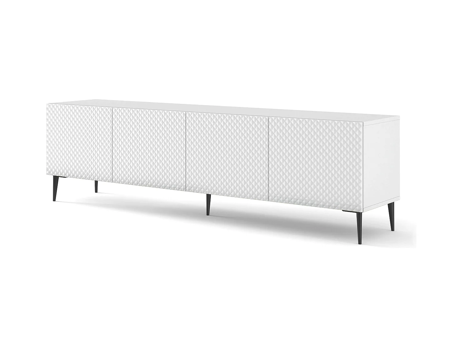 Philaé Wit 4-deurs TV-meubel 200 cm