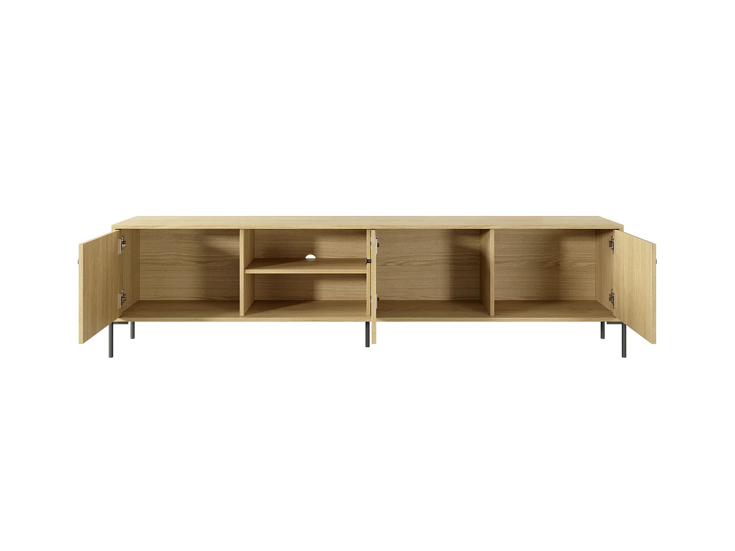 Table de télévision SCANDI RTV203 3D 207x40x54 Beige
