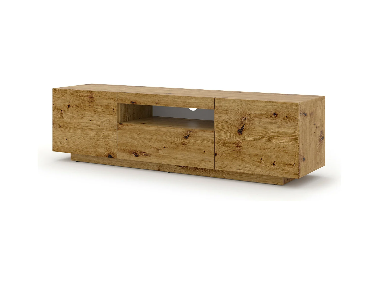 Table de télévision AURA 150x37x42 AUCUNE LED Crème