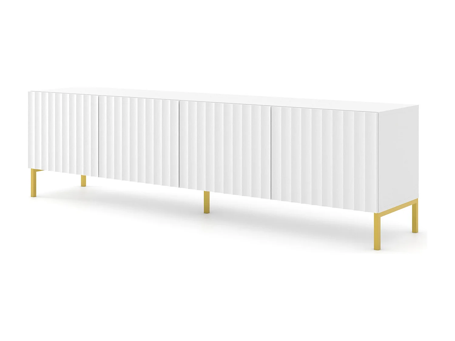 Fernsehtisch WAVE RTV200 4D 200x42x56 Weiss