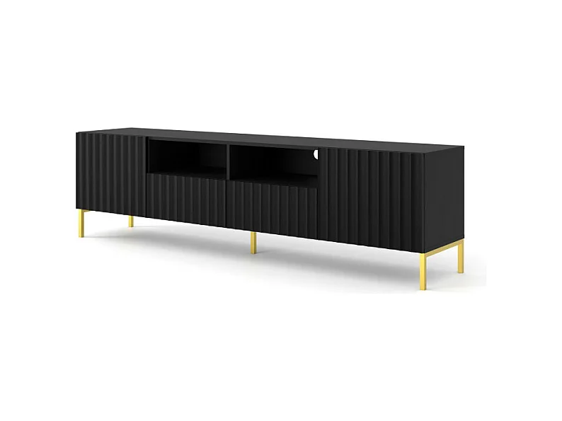 Tavolo TV WAVE RTV200 2D2S 200x42x56 Nero