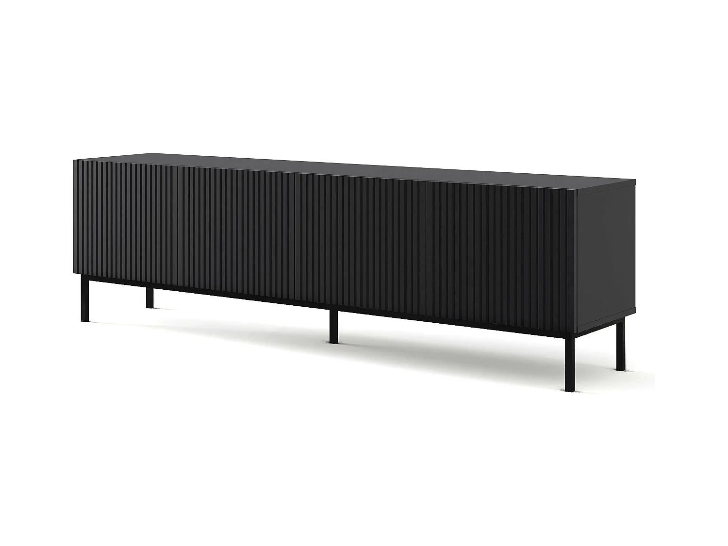 Table de télévision RavennaB 200x42x58 Noir