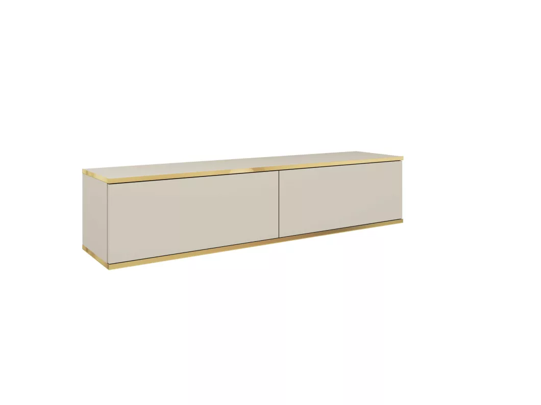 Kauf Unique Fernsehtisch ORO RTV135 135x32x30 Creme & Golden