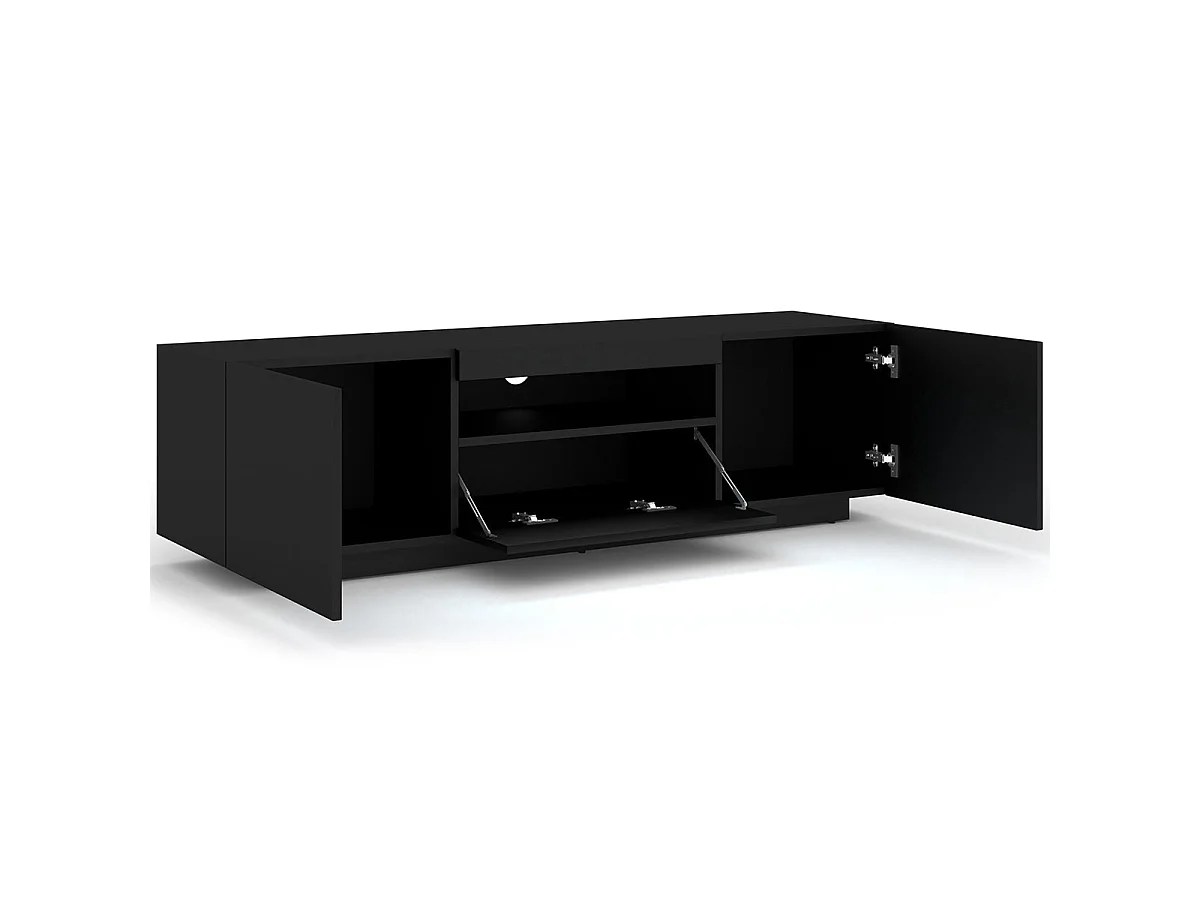 Aurus Black 3-dörrars väggmonterad TV-möbel 150 cm