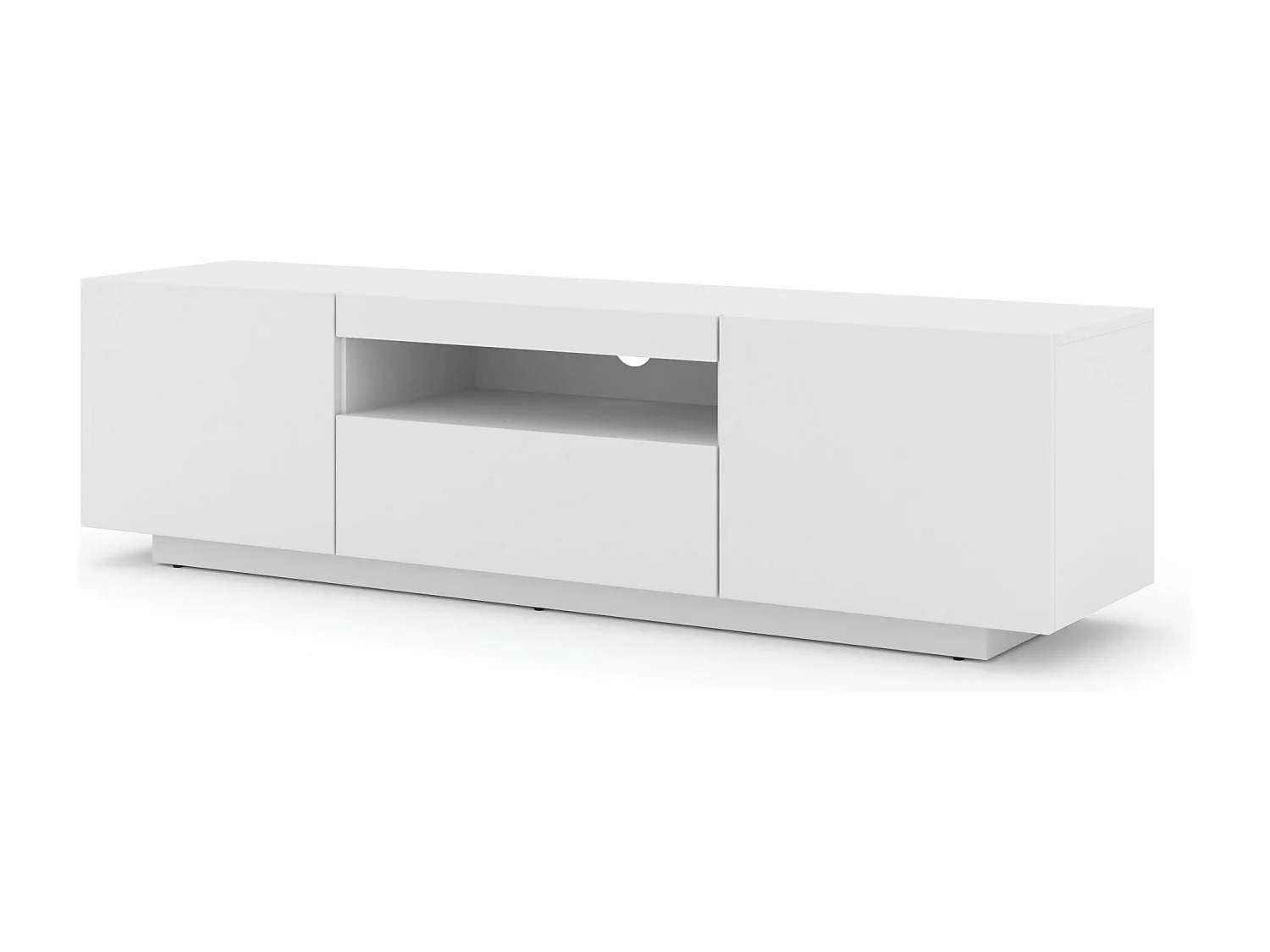 Aurus Wit 3-deurs tv-element voor wandmontage 150 cm