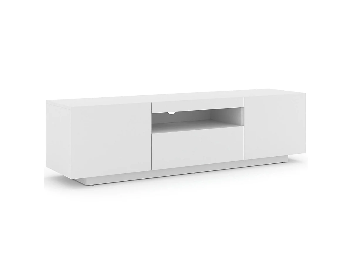 Mesa TV AURA 150x37x42 NO LED Blanco