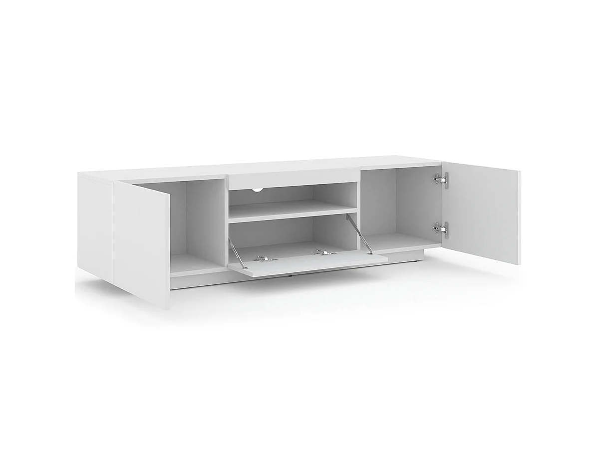 Mesa TV AURA 150x37x42 NO LED Blanco