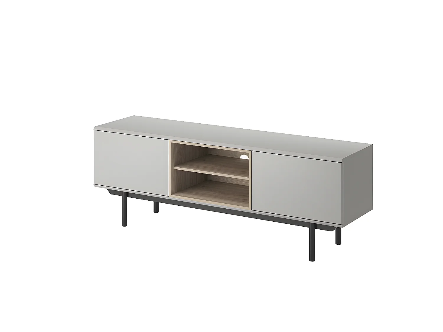 Table de télévision INOX RTV IRTV150 150x40x54 Gris