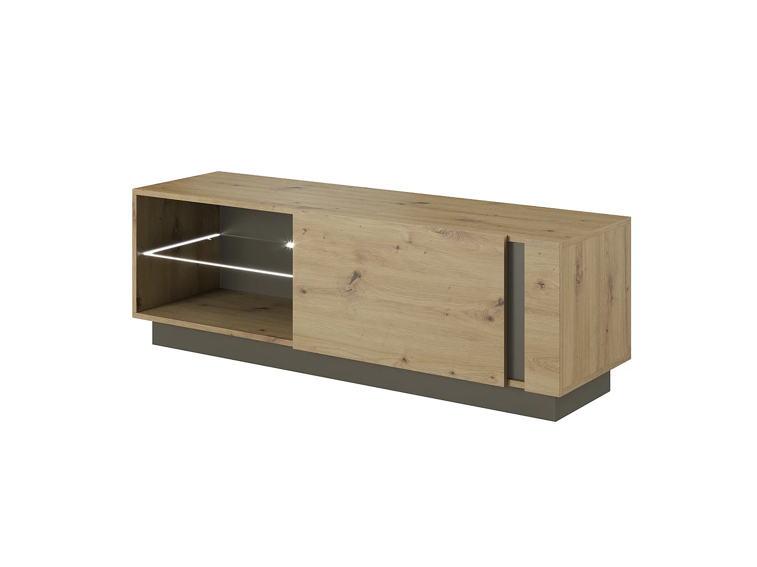 Table de télévision ARCO RTV138 LED 139x40x46 Beige
