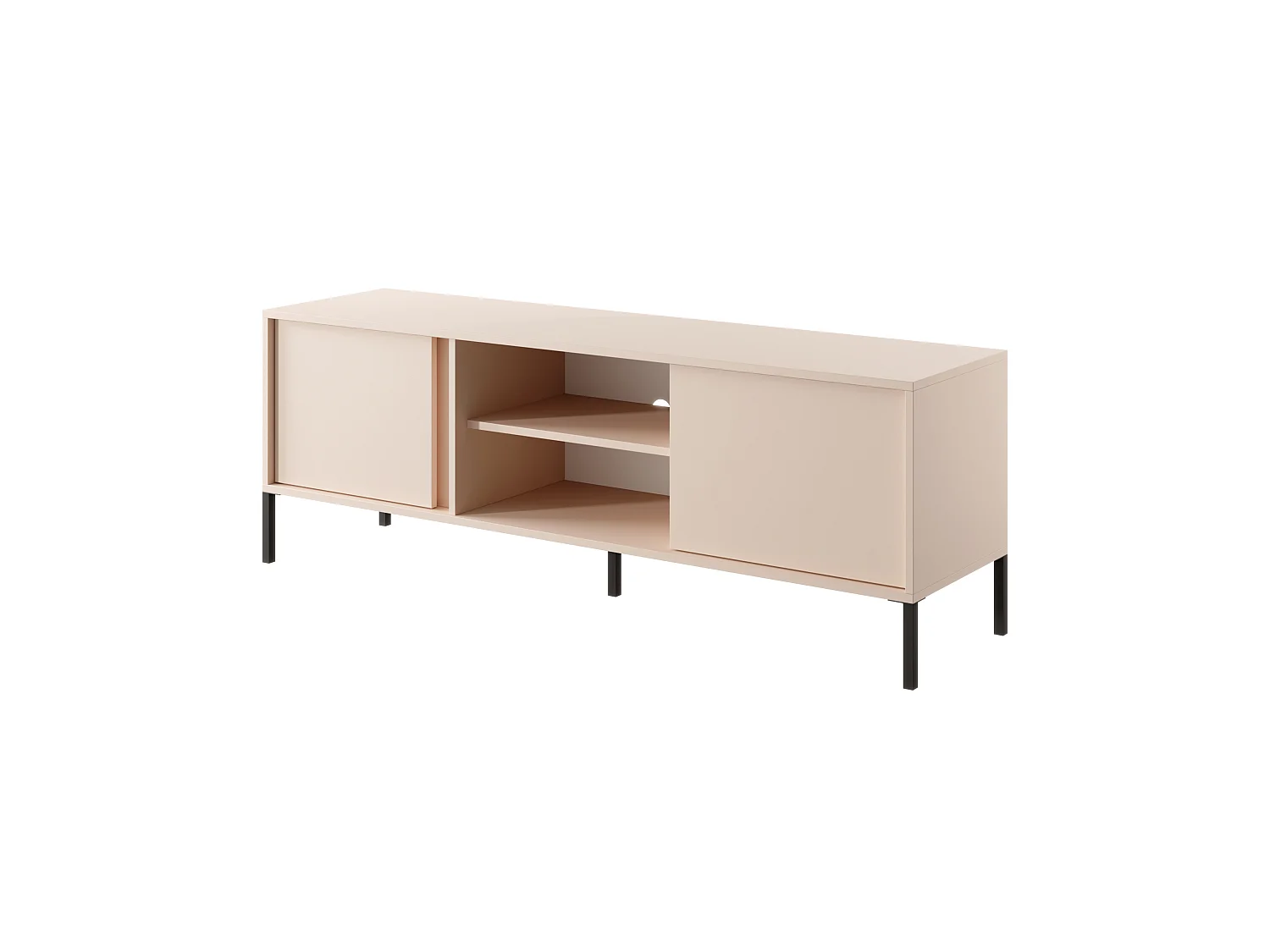 Table de télévision DAST 2D LED 154x40x54 Beige