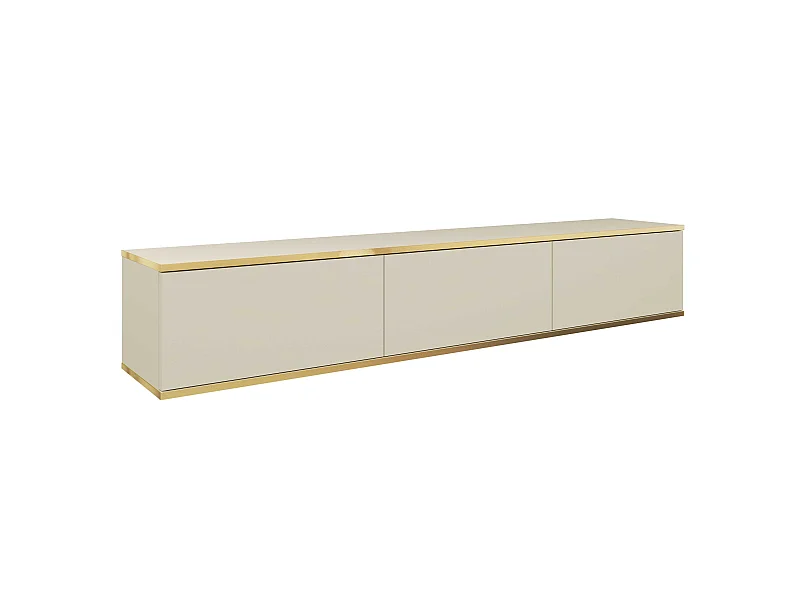 Tavolo TV ORO RTV175 175x32x30 Crema & Oro
