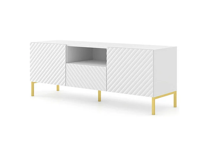 Tavolo TV SURF RTV150 2D1S 150x42x56 Bianco