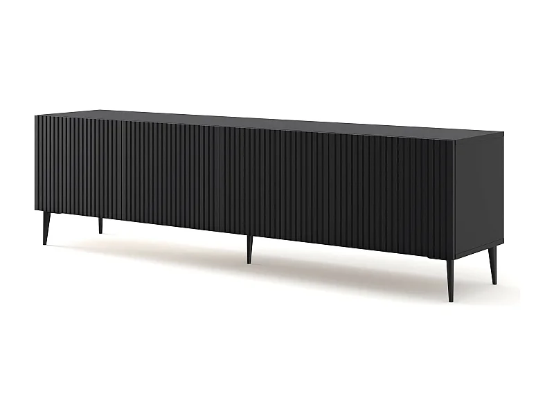 Tavolo TV RavennaB 200x42x56 Nero