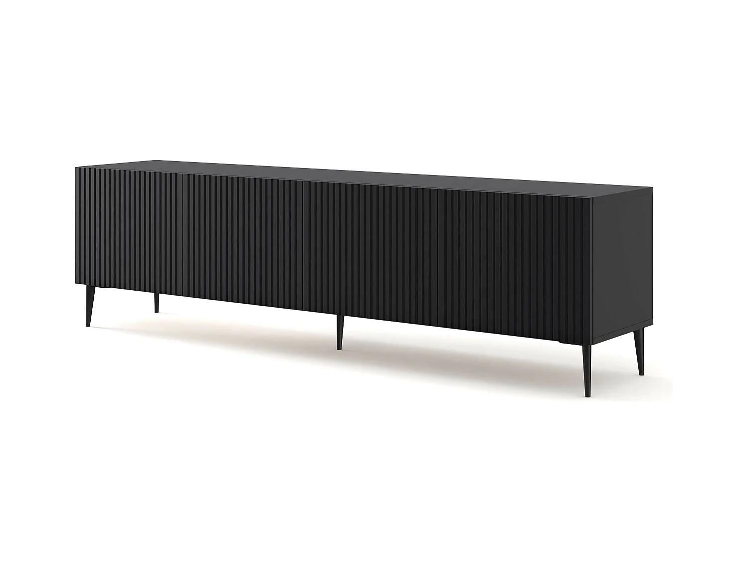Table de télévision RavennaB 200x42x56 Noir