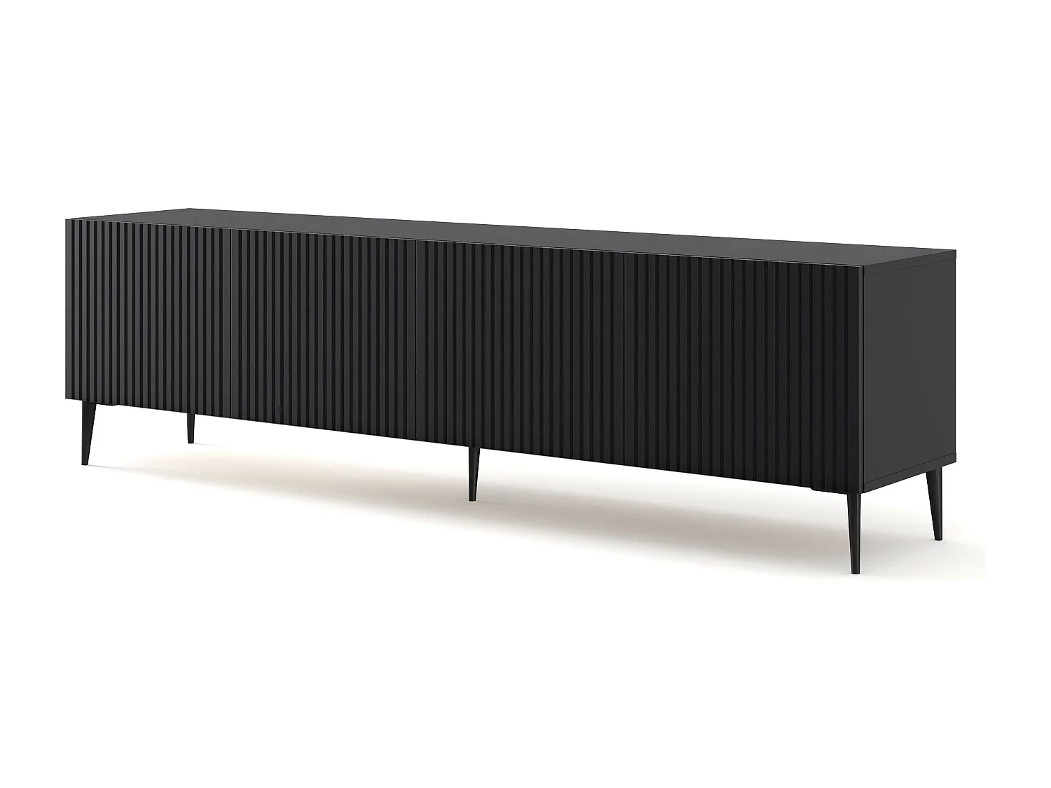 Table de télévision RavennaB 200x42x56 Noir