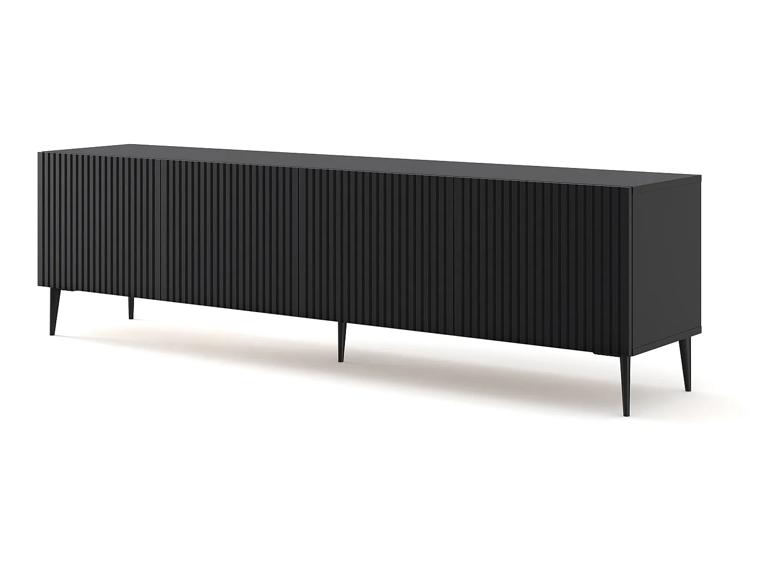 Table de télévision RavennaB 200x42x56 Noir