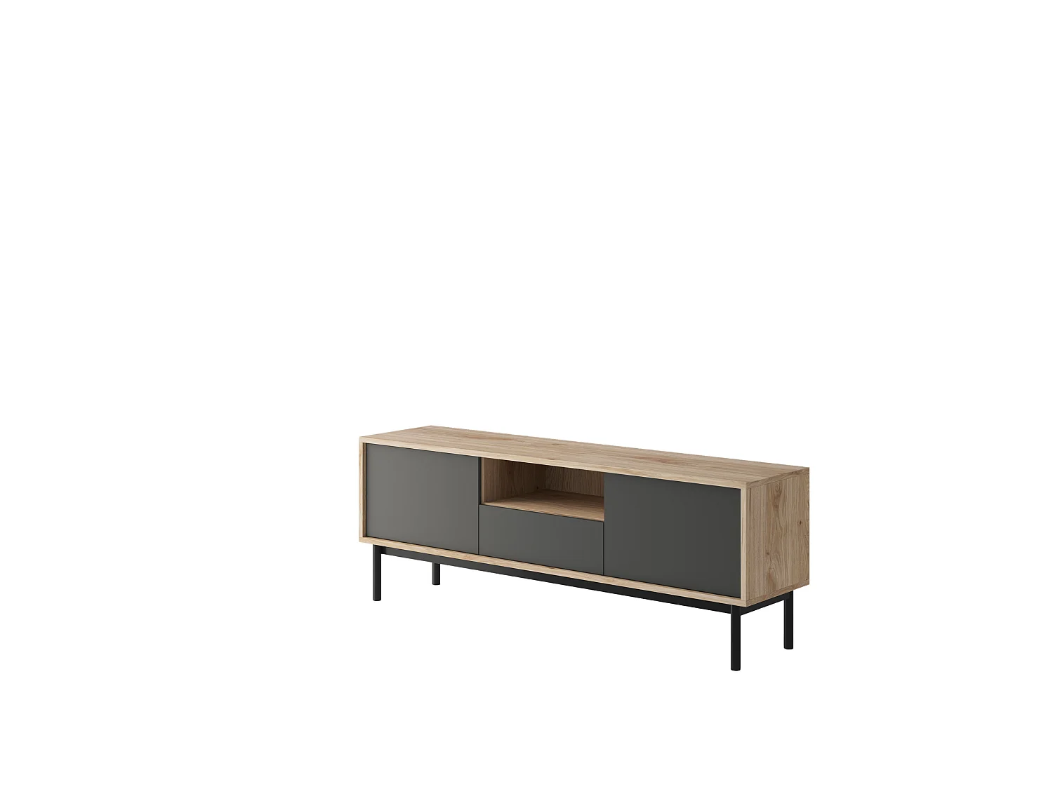 Table de télévision BASIC RTV BRTV154 154x39x57 Noir